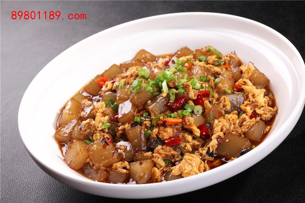 土鸡蛋炒凉粉